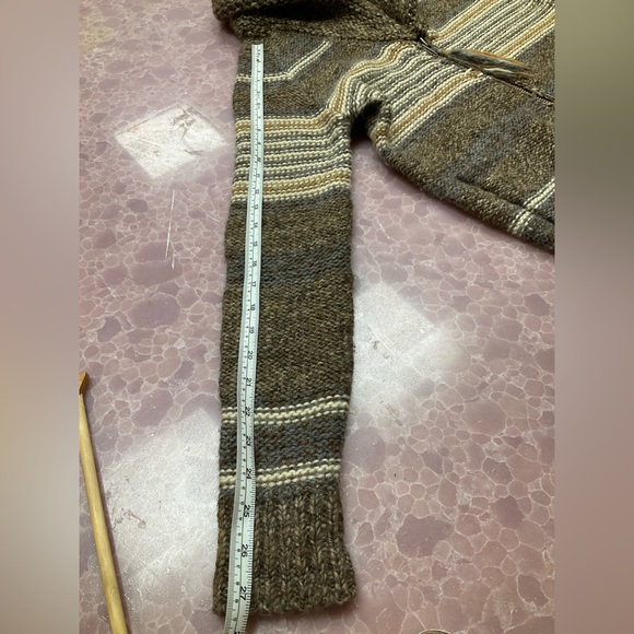 Knitted Women Cardigan Wilfred Free Brown/Beige/Off White and some grey blue. - Picture 2 of 8